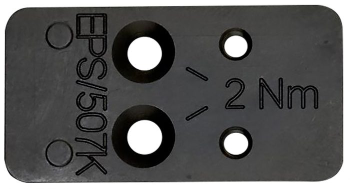HK 51000381 Mounting Plate  Black HK VP OR