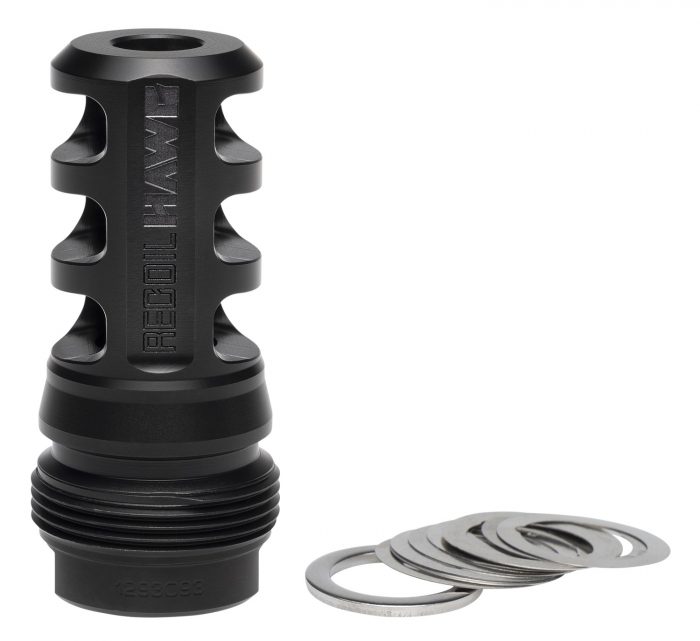 Browning 001293093 Xeno Recoil Hawg Black Matte Stainless Steel M13x0.75 Threads 2.20" OAL