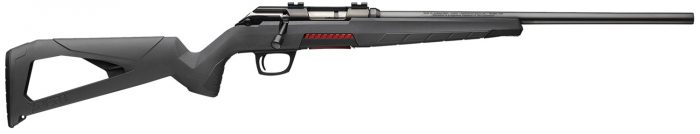 Winchester Repeating Arms 525200270 Xpert  Full Size 17 HMR 8+1 18" Matte Black Threaded Sporter Barrel, Drilled & Tapped Steel Receiver, Gray Synthetic Adj Cheek Piece & LOP Stock