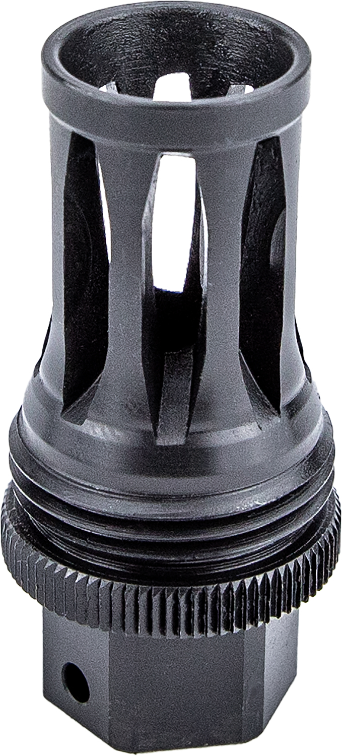 Kgm Suppressors A-QD-FH-S-3M Quick Detach Flash Hider Black Nitride Steel 3/4"x24 Threads