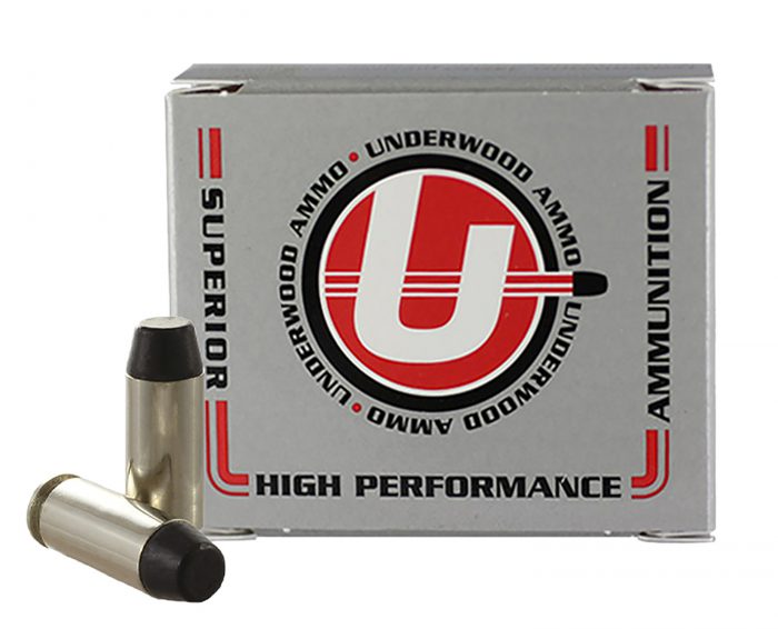 Underwood Ammo 242   10mmAuto 220gr Hard Cast Flat Nose 20 Per Box/10 Case
