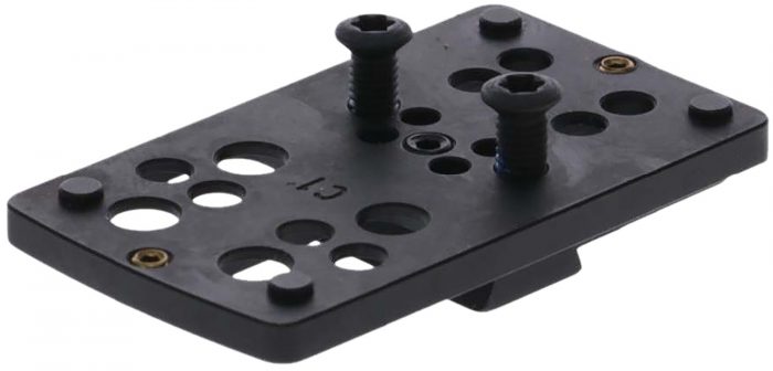 TruGlo TGTG8950C2 Pistol Red Dot Sight Mount  Black Nitride Fortress Steel Trijicon RMR Mount