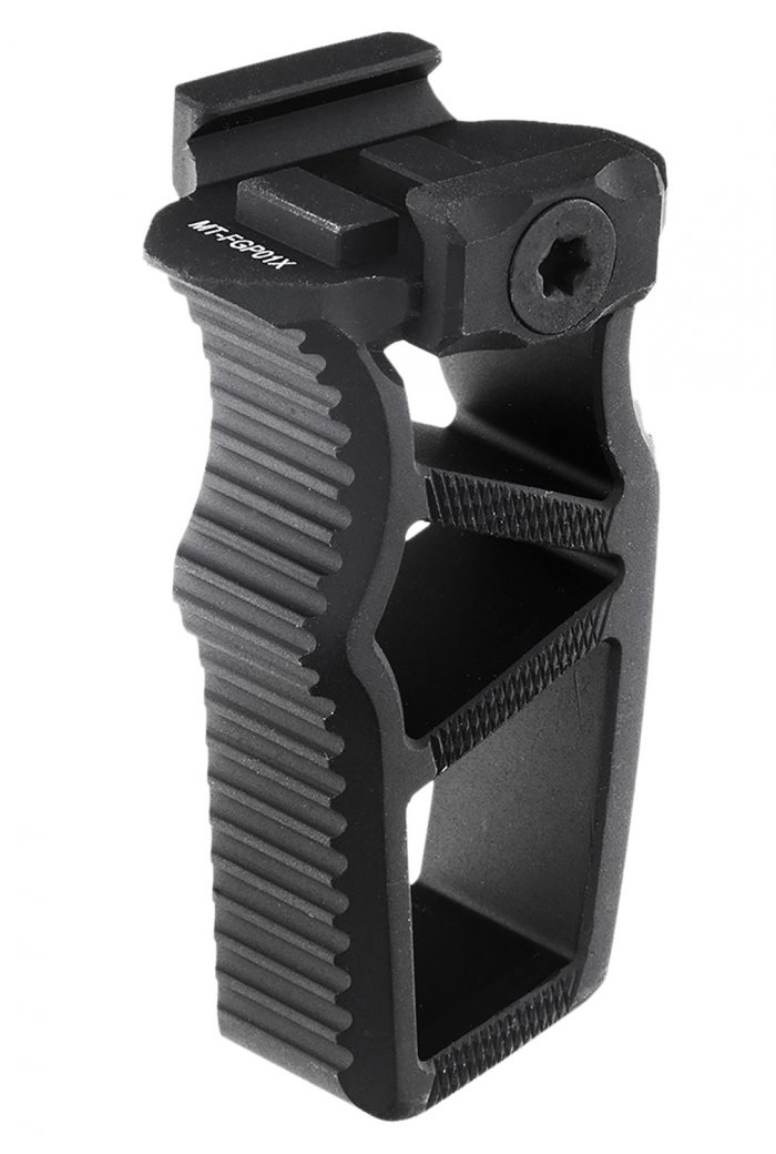 Leapers MTFGP01X Ultra Slim Foregrip  Matte Black Anodized Aluminum