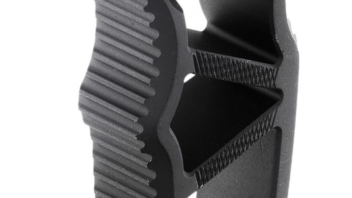 Leapers MTFGP01X Ultra Slim Foregrip  Matte Black Anodized Aluminum