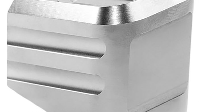 Cross Armory CRG+0MEG19SV Magazine Extension  Fits Glock 19/23/32 Gen 1-5 Silver Aluminum