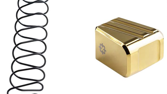 Cross Armory CRG+5MEG19GD Magazine Extension  Fits Glock 19/23/32 Gen 1-5 5rd Gold Aluminum