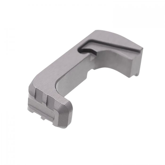 Tyrant CNC TDGEMRGG  Extended Magazine Release Glock Gen4-5 Grey Aluminum