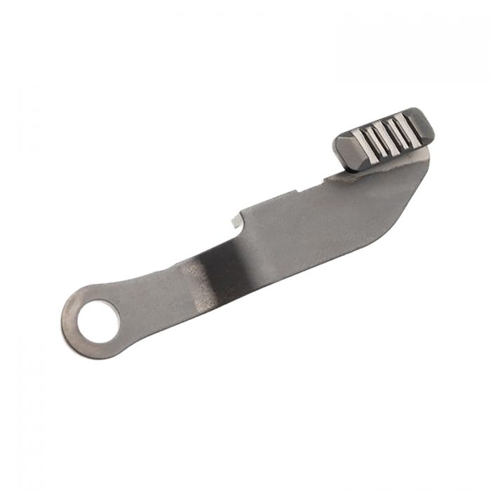Tyrant CNC TDHCATSCLGREY Extended Slide Release  Springfield Hellcat Pro Matte Grey Steel Pistol
