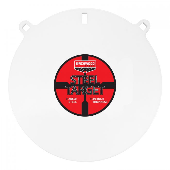 Birchwood Casey BC-RND15-38 Centerfire Target 3/8" AR500 Steel "15 Round Gong