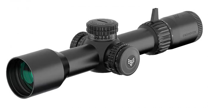 Swampfox Optics TWK525563L Warhawk  Black 5-25x56mm 34mm Tube Sharpshooter MIL Reticle