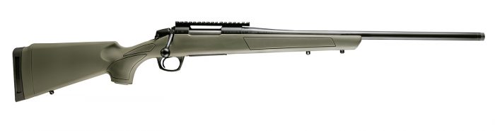 CVA CR3910G Cascade  7mm Rem Mag 3+1 24" Graphite Black Cerakote Threaded Barrel, Graphite Black Cerakote Picatinny Rail Steel Receiver, OD Green Synthetic Stock