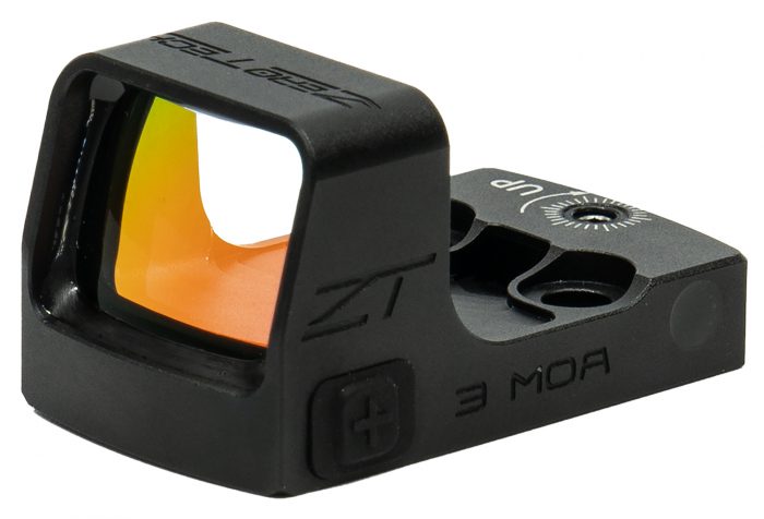 Zero Tech Optics THDM21  Thrive HD Black 1x 21mm x 15mm 3 MOA Red Dot Reticle