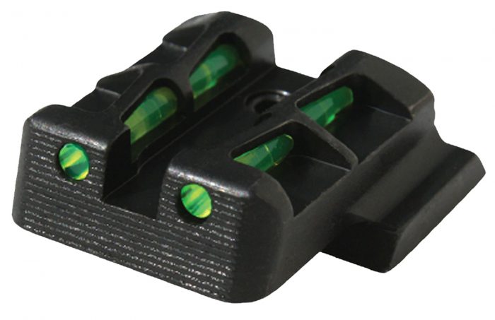 HiViz MPSLW11 LiteWave S&W M&P Shield Rear Sight Green Fiber Optic