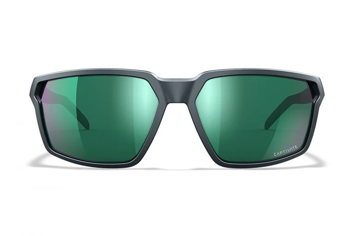 Wiley X AC6SRA07 Sierra  M/L Green Mirror Lens Polycarbonate Matte Graphite Frame