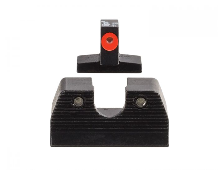 Trijicon 600891 HD XR Night Sight Set Green Tritium/Orange Outline Front, Green Tritium Rear, Black Frame, Fits FN FNP/FNX