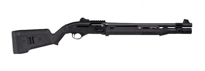 Langdon Tactical Tech LTT1301ZMBLK Beretta 1301  3" 7+1 18.50" Black Anodized Aluminum Receiver, Black Magpul Polymer Stock, Modified Magpul Zhukov Forend