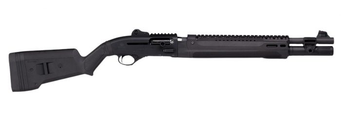 Langdon Tactical Tech LTT1301HBMBLK Beretta 1301  3" 7+1 18.50" Black Oxide Heat Shield Barrel, Black Anodized Aluminum Receiver w/Picatinny Rail, Black Magpul Polymer Stock, Beretta Patrol Forend