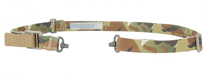 Blue Force Gear VCASPB125AAMC Vickers Push Button Sling MultiCam Cordura 36"-62" OAL Padded Rifle