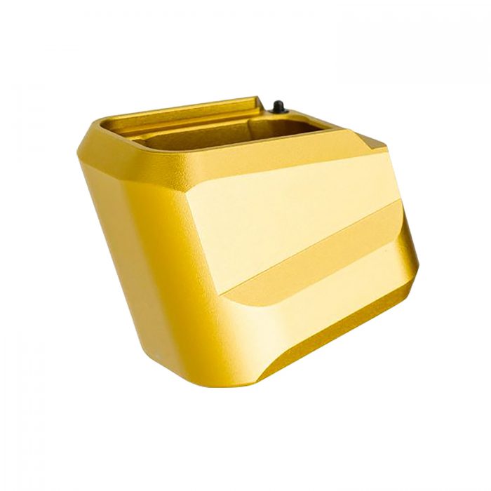 Tyrant CNC TDVP9MAGEXGOLD Magazine Extension  Extension Fits H&K VP9/VP40/VP30 5rd Gold Aluminum