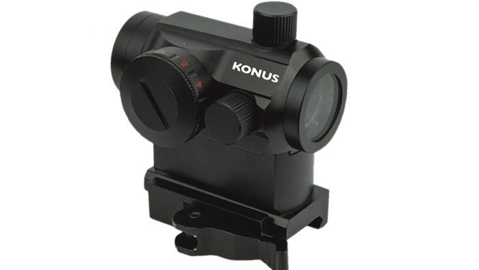 Konus  Pro Nuclear  Matte Black 1x22mm 3 MOA Red/Green Dot Reticle