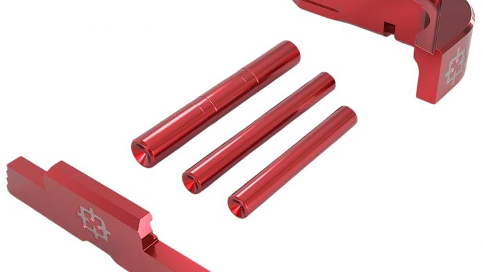 Cross Armory CRG43SOKRD 3 Piece Upgrade Kit Glock 43 Red Aluminum