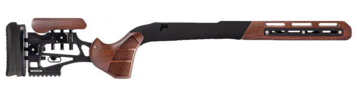 Woox SH.CHS011.05 Furiosa Chassis Walnut Aluminum/Wood Fits Remington 700 M5 DBM SA Bolt Action 31" OAL