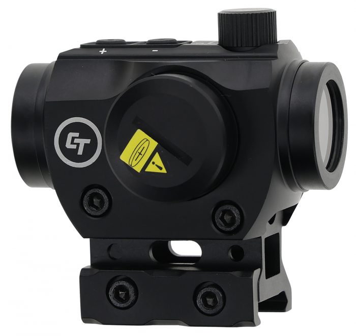 Crimson Trace 1244743 CTS-25  Black 4 MOA Red Dot Reticle, Includes Riser