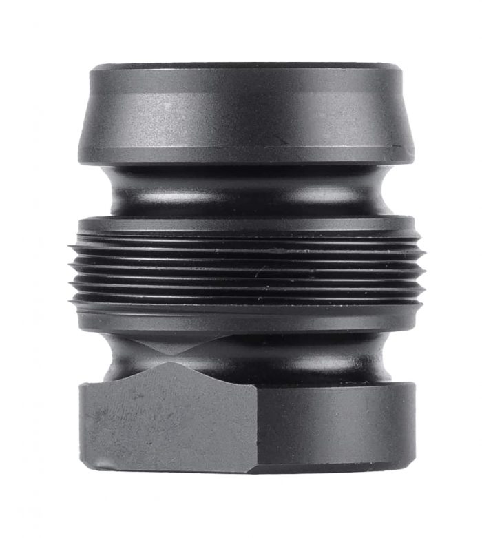 Dead Air DA143 Xeno Xero Black 4140 HT Alloy Steel 9/16x24 RH Threads 1.105" OAL 0.99" Diameter 9mm