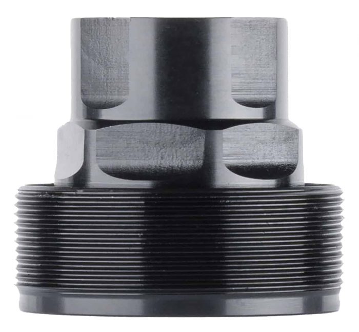 Dead Air WV210 Wolverine Thread Inserts Fits M14x1 LH Long Stainless Steel Black Nitride