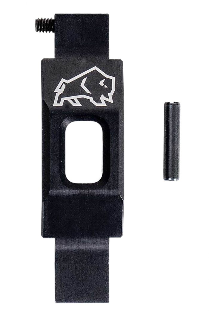 Tapco TAP22064  Trigger Guard Straight Black Aluminum For AR-15