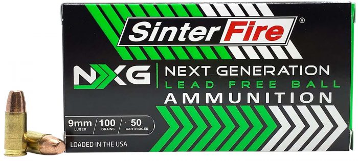 SinterFire Inc SF9100NXGLF9mm Luger 100gr 50 Per Box/20 Case
