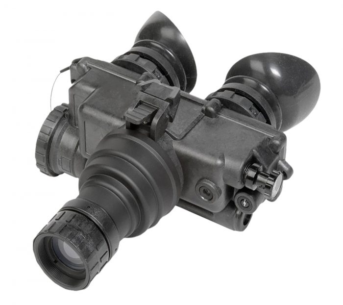 AGM Global Vision 12PV7123283111 PVS-7 3AL1 Night Vision Goggles Black 1x 64-72 Ip/mm Resolution
