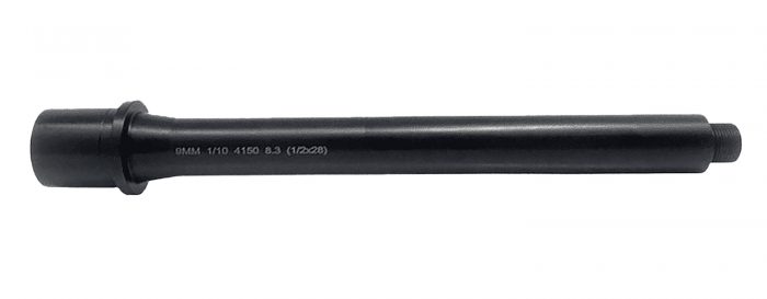 Lead & Steel Llc LS9MM8.3-28 AR9 Barrel 8.30" Nitride 1/2"x28