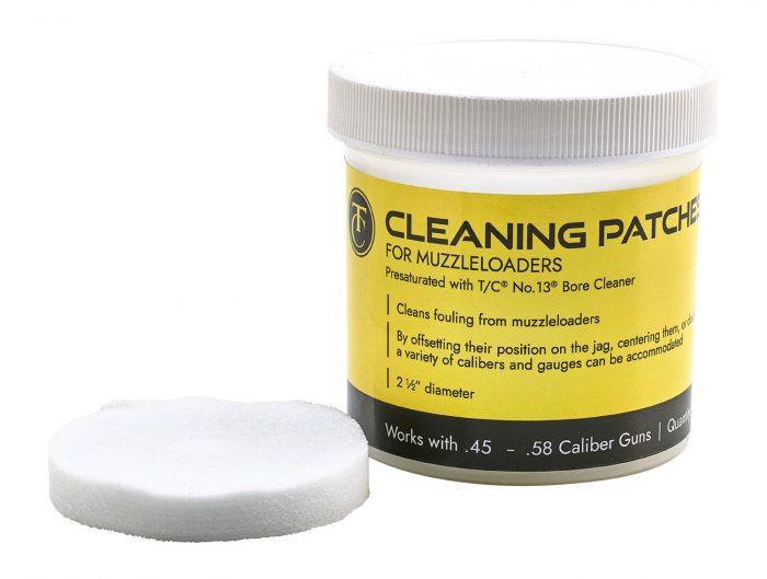 Thompson Center Arms, LLC 9036R Cleaning Patches  Muzzleloader 2.50" Cotton 100Ct