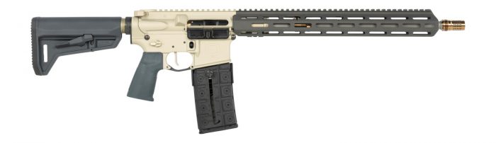 Q LLC  Sugar Weasel *CA Compliant 300 Blackout 10+1 16" Clear Anodized Cerakote Aluminum Receiver w/Picatinny Rail, M-LOK Handguard, CMOE SL-K Black Polymer Stock, Black Polymer Grip