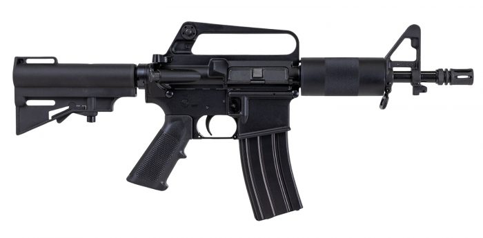 Dpms Panther Arms DP51655164074 Kitty Kat  5.56 NATO 30+1 7.50" Black Phosphate Threaded Barrel, Black Hardcoat Anodize Aluminum Receiver w/C7 Carry Handle, Black Polymer Adj CAR Brace, A2 Style Grip