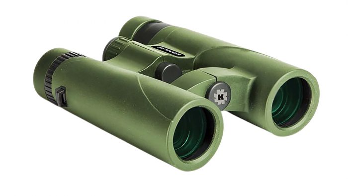 Konus 2012 Orient 10x25mm Center Focus, Green Aluminum w/Rubber Armor