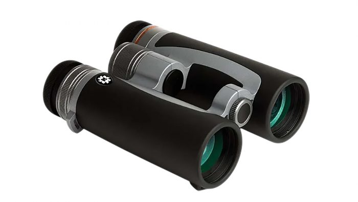 Konus 2348 Prince 8x42mm Bak-4 Prism, Center Focus, Black/Silver Aluminum w/Rubber Armor
