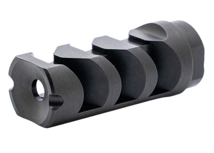 Armaspec ARM191-BLK Muzzle Brake Fireball Black Nitride 1/2"x28 Threads 223/5.56