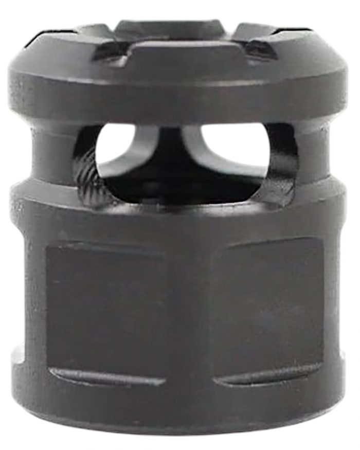Armaspec ARM4511-BLK Micro Compensator ROOK Black QPQ Nitride Stainless Steel 1/2"x28 Threads Multi Caliber