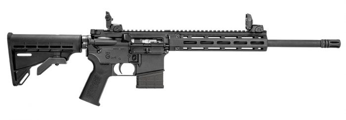 Tippmann Arms A101339 M4-22 Pro  22 LR 10+1 16" Black Parkerized Threaded Barrel, Matte Black Aluminum Receiver w/Picatinny Rail, M-LOK Handguard, Composite Forend, Black CAR15 Polymer Stock, Black Ge