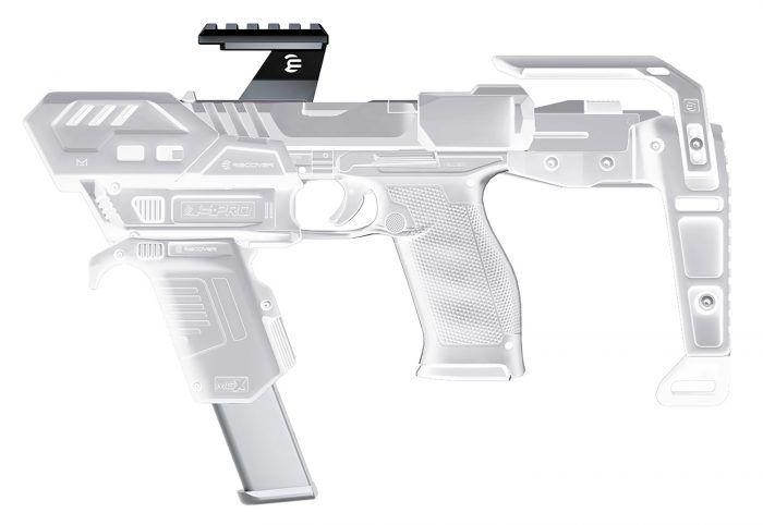 REC URP-01 S-PRO UPPER RAIL W/5 SLOT PIC RL ML