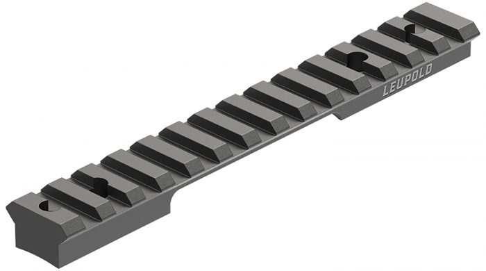Leupold 187340 BackCountry Cross-Slot Base Black Aluminum Fits Remington 700 Short Action