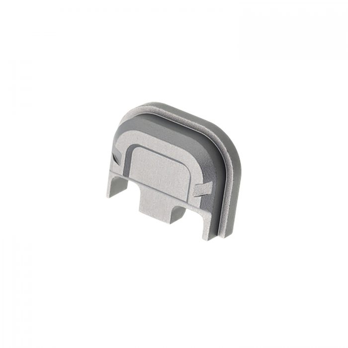 Tyrant CNC TDG5SPGREY Slide Cover Plate  Chevron Design Glock Gen5 Grey Aluminum