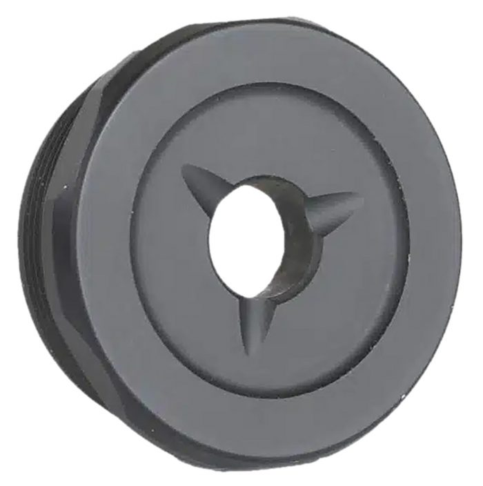 Jk Armament JK155LTEC22 LT Flash Reducer End Cap 22Cal Fits Aluminum Hard Anodized Black