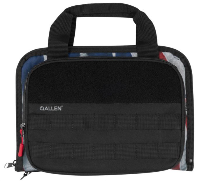 Allen 1122 Victory Taper Case Double Red/White/Blue Holds 2 Handguns