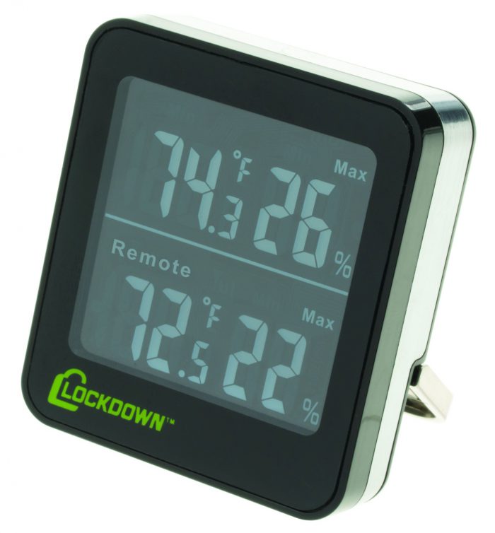 LOCKDOWN 1116792 WIRELESS HYGROMETER
