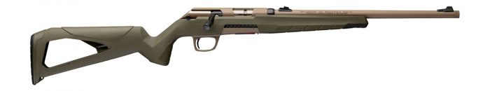 Winchester Repeating Arms 525240102 Xpert  22 LR 10+1 16.50" Flat Dark Earth Cerakote Threaded Barrel, Flat Dark Earth Cerakote Steel Drilled & Tapped Receiver, OD Green Thumbhole Polymer Stock