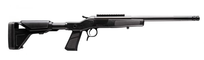 CVA CR4437XP Cascade XP-SB SBR 308 Win 1rd 16.50" Matte Stainless Steel Fluted Threaded Barrel & Receiver w/Picatinny Rail, Graphite Black Adj Buffer Tube Synthetic Stock, Black Grip