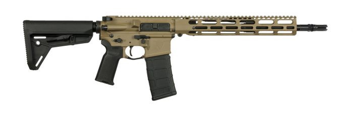 Vktr Industries V31100916647CA VK-1 5.56 NATO 10+1 13.70" Black Threaded Barrel, Flat Dark Earth Cerakote Aluminum Receiver w/Picatinny Rail, M-LOK Handguard, Black Magpul MOE SL Polymer Stock, Magpul